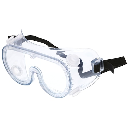 Mcr Safety Safety Goggles, Clear Lens, Uncoated, Indirect Vent, PVC Frame, Elastic Strap, 22 Series, 36 PK 2230